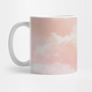 watercolor Pink sky background Mug